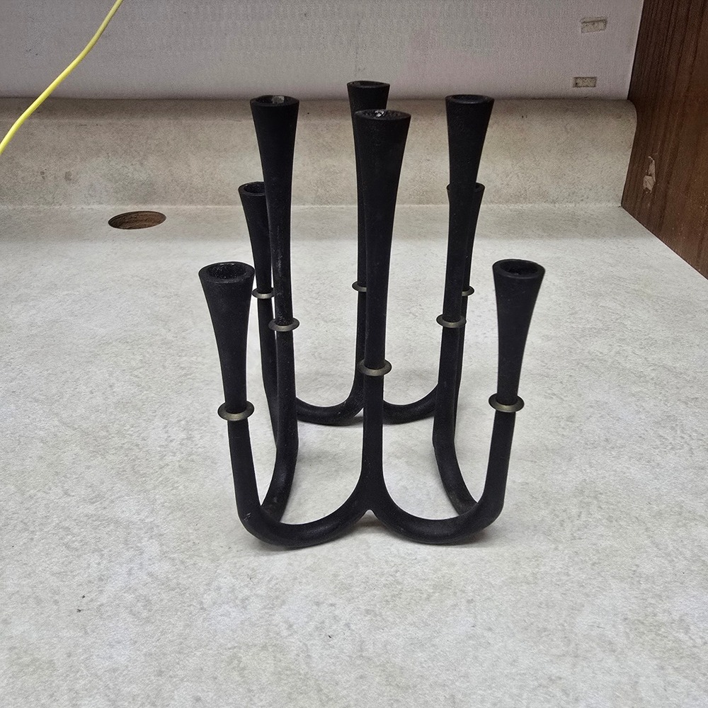 Dansk Designs Denmark Cast Iron Spider Candelabra Jens Quistgaard MCM Tiny Taper